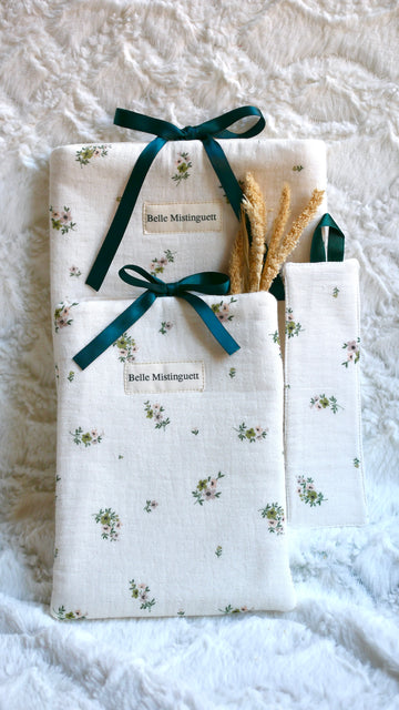 Lot pochette à livre et marque page Fresh Mint