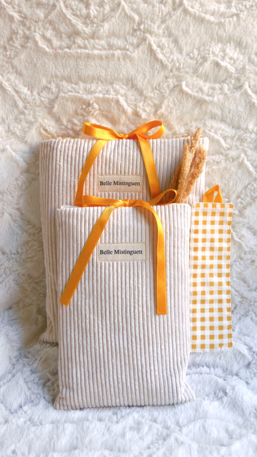 Lot pochette à livre et marque page chamallow