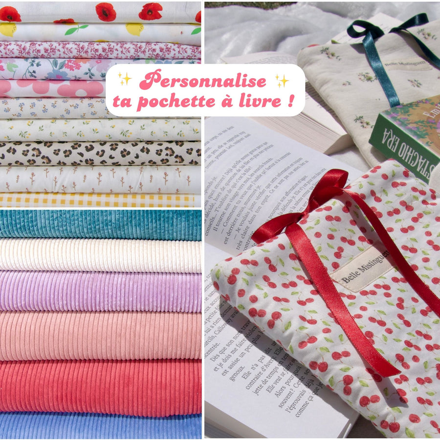 Pochette à livre personnalisable