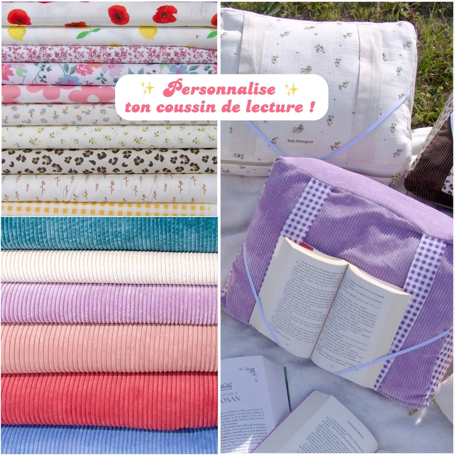 Coussin de lecture personnalisable