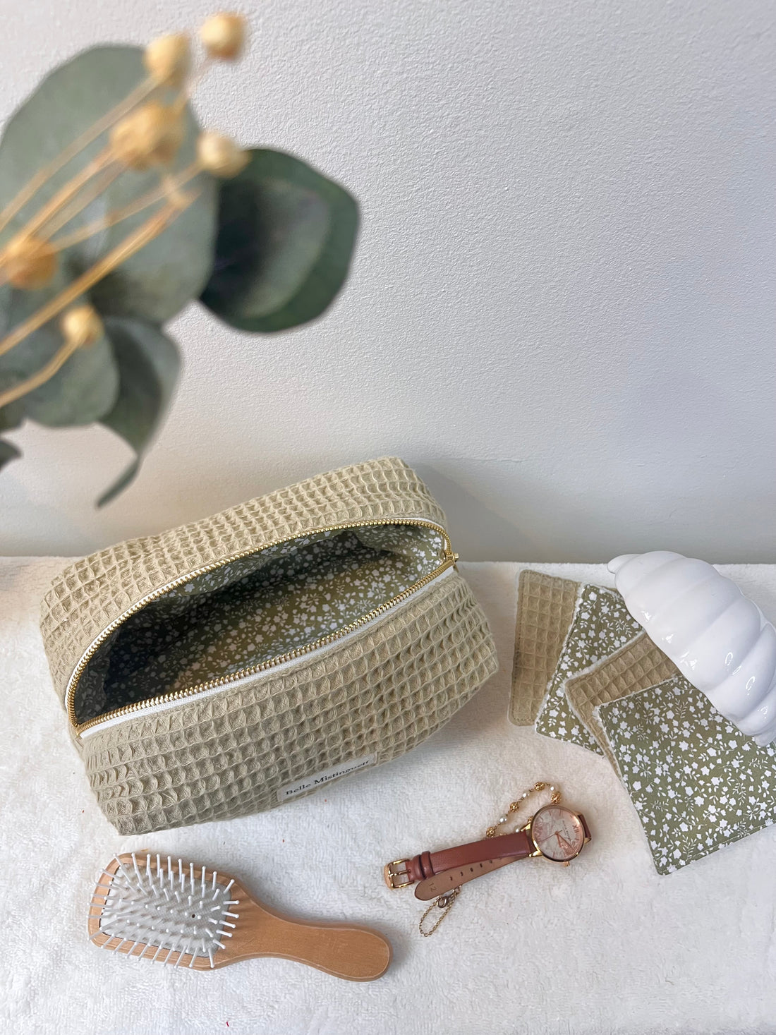Trousse de toilette Vert Amande