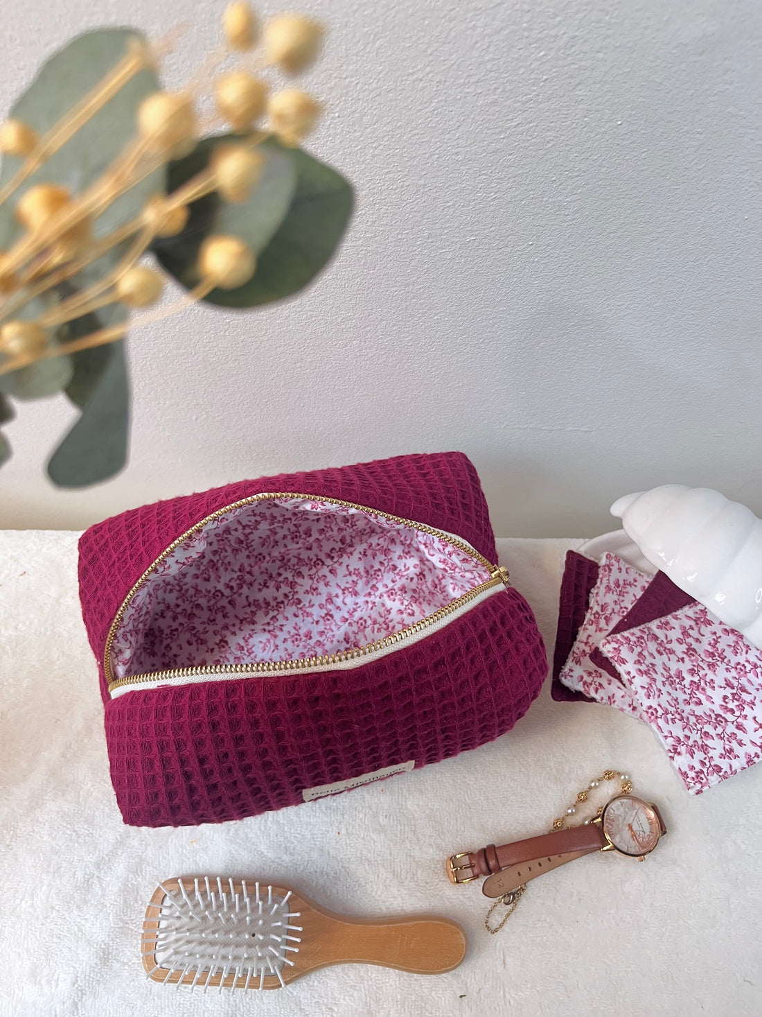 Trousse de toilette Prune