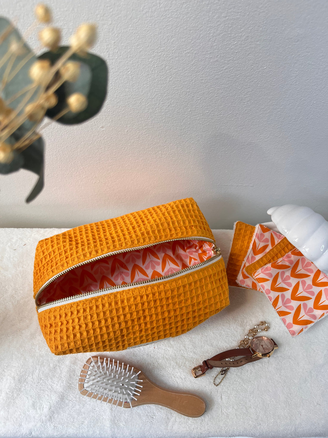 Trousse de toilette Moutarde