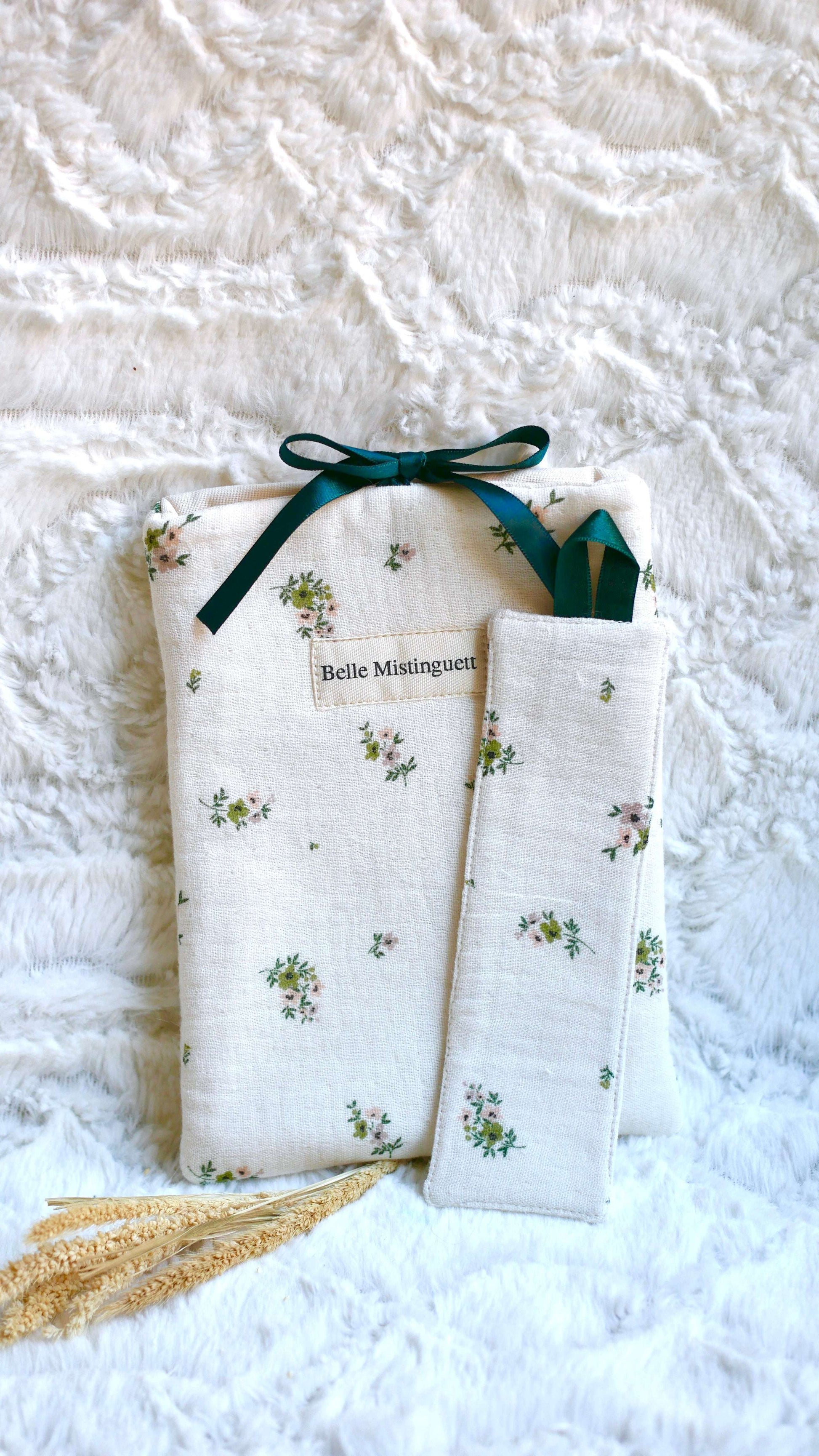 Lot pochette à livre et marque page Fresh Mint
