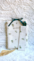 Lot pochette à livre et marque page Fresh Mint