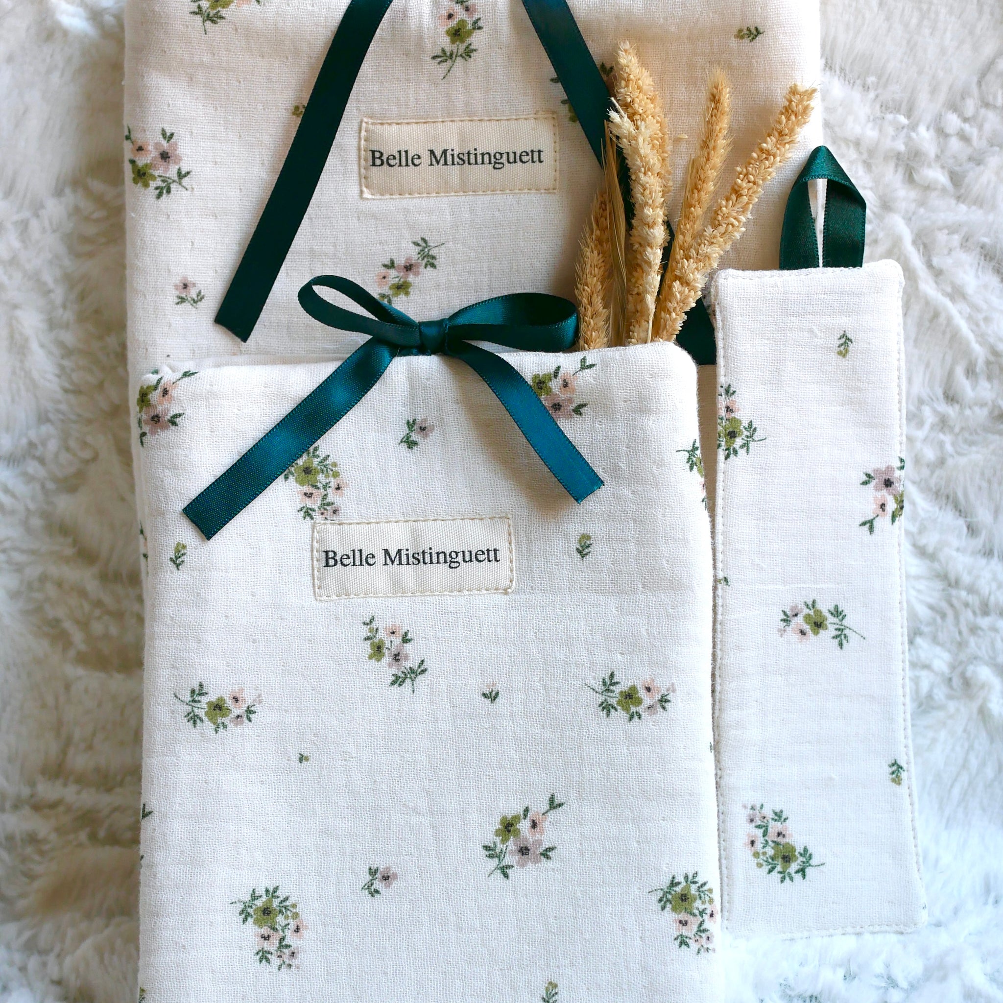 Lot pochette à livre et marque page Fresh Mint