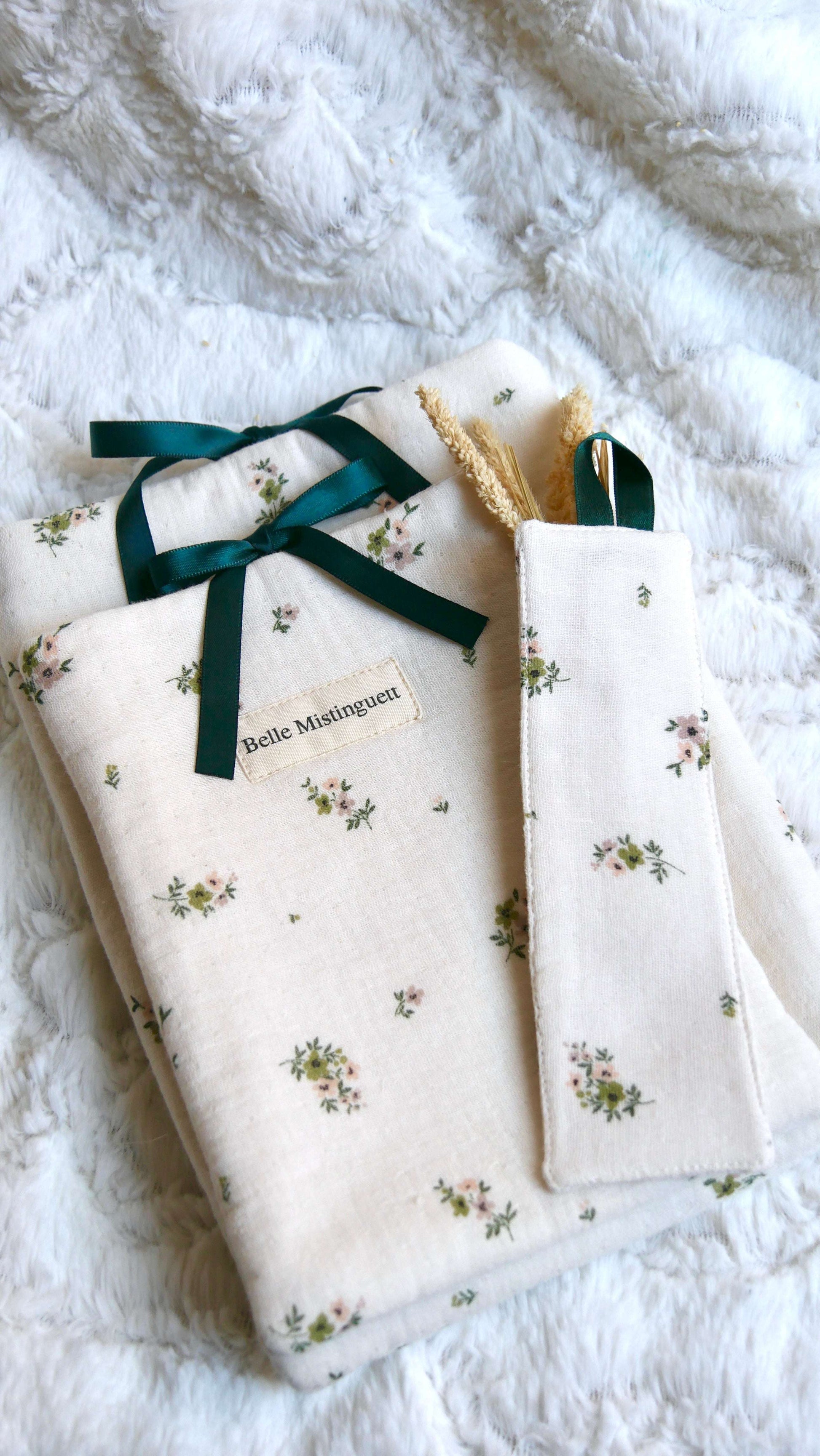 Lot pochette à livre et marque page Fresh Mint