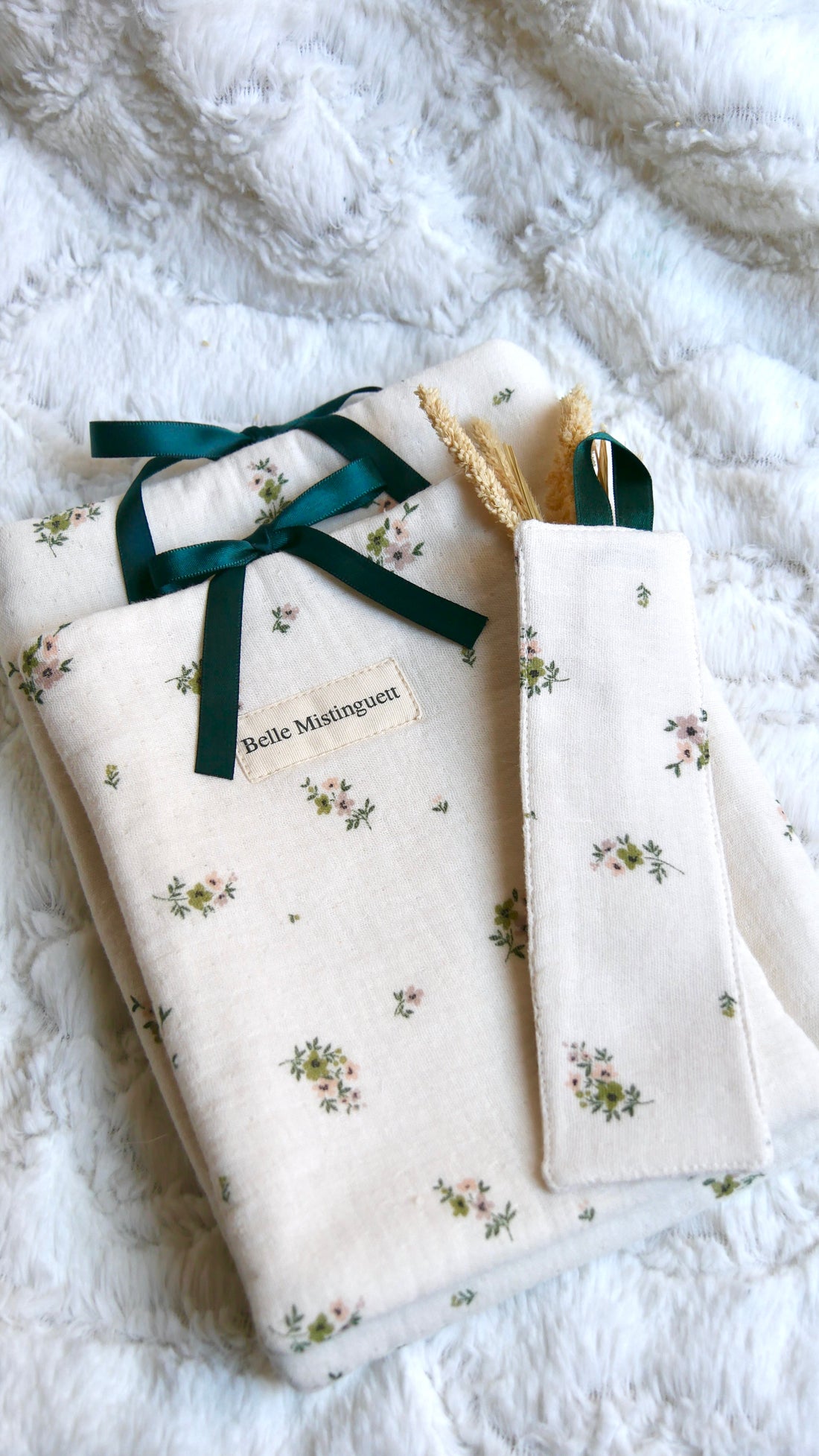 Lot pochette à livre et marque page Fresh Mint