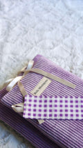 Lot pochette à livre et marque page Myrtille