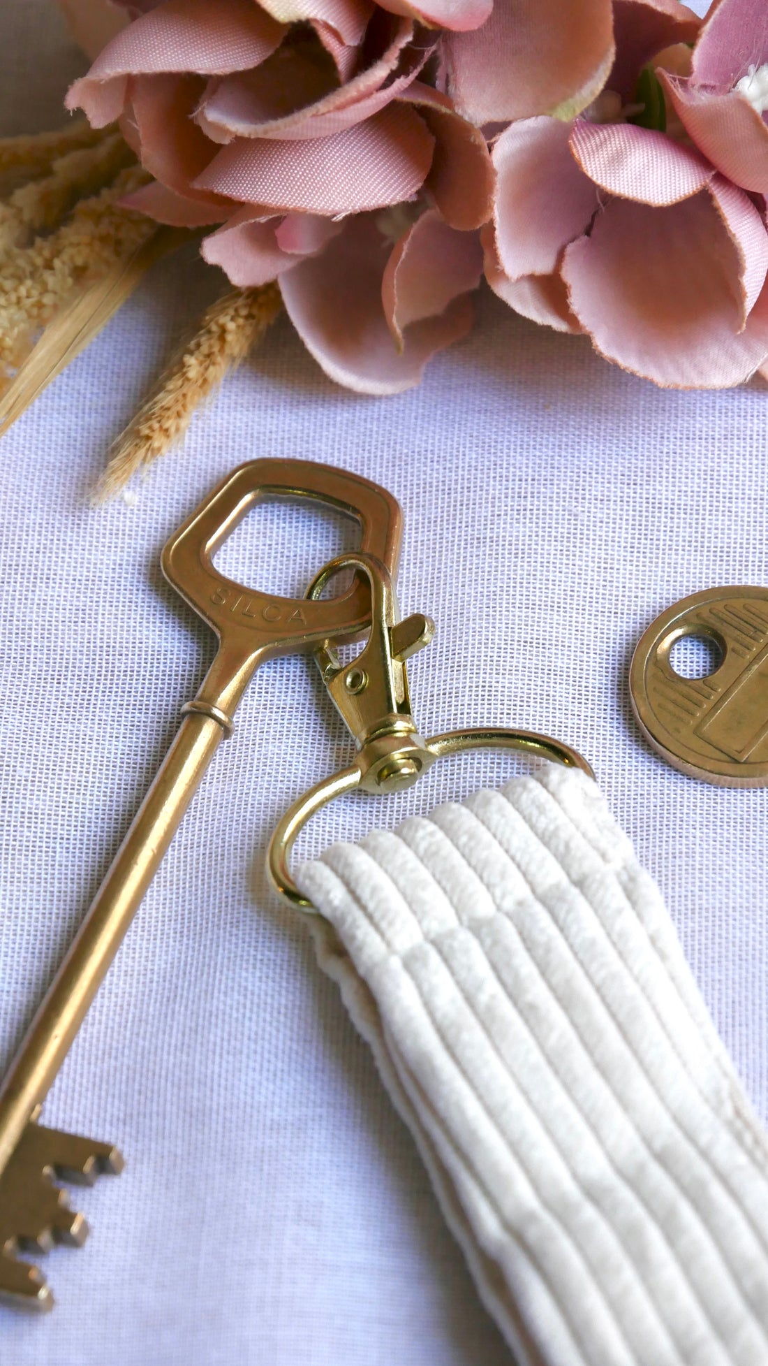 Porte-clé velours Chamallow