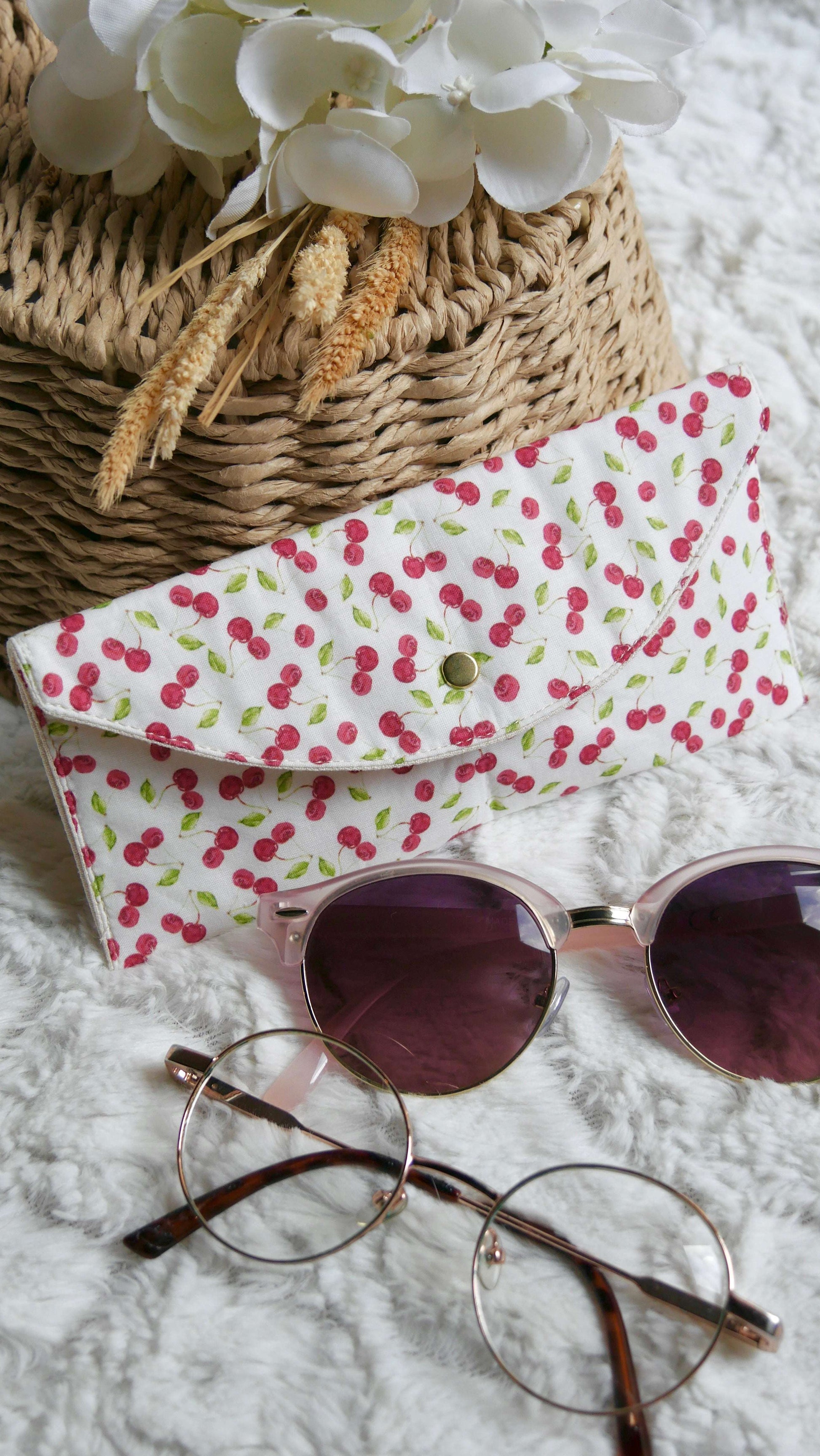 Etui à lunettes Cherry