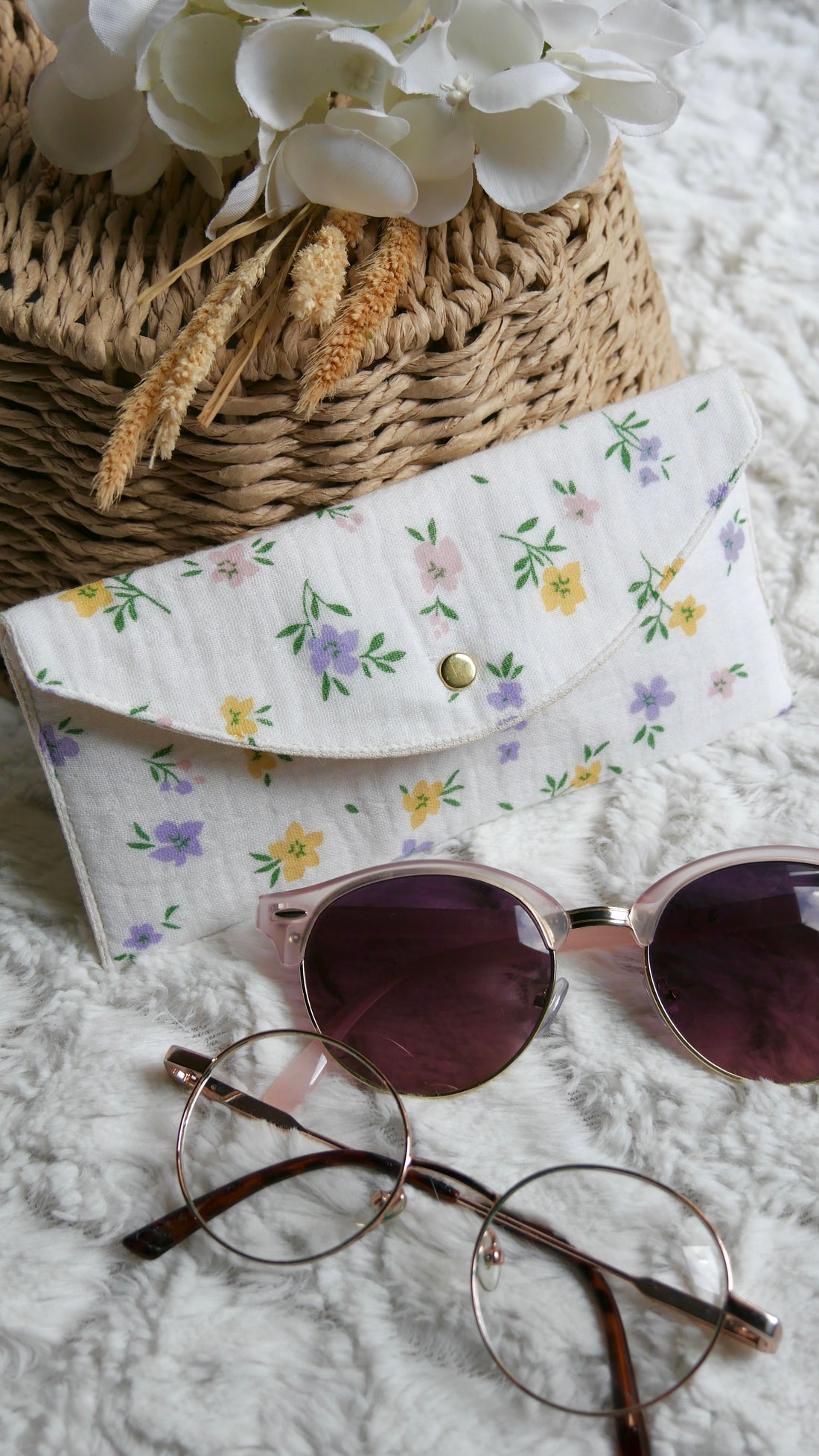 Etui à lunette Lavande