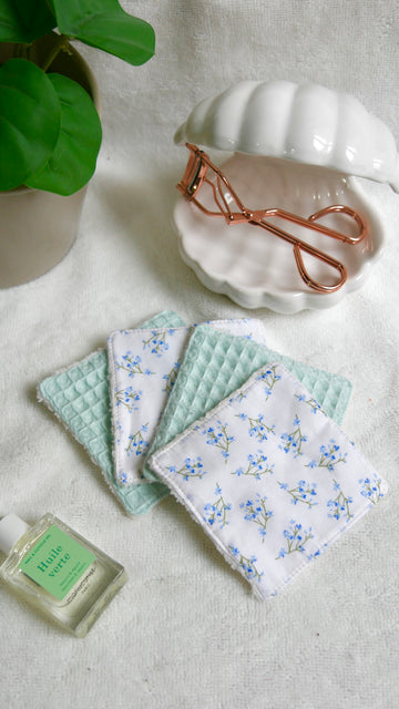 Lot de 4 cotons démaquillants Bubblegum