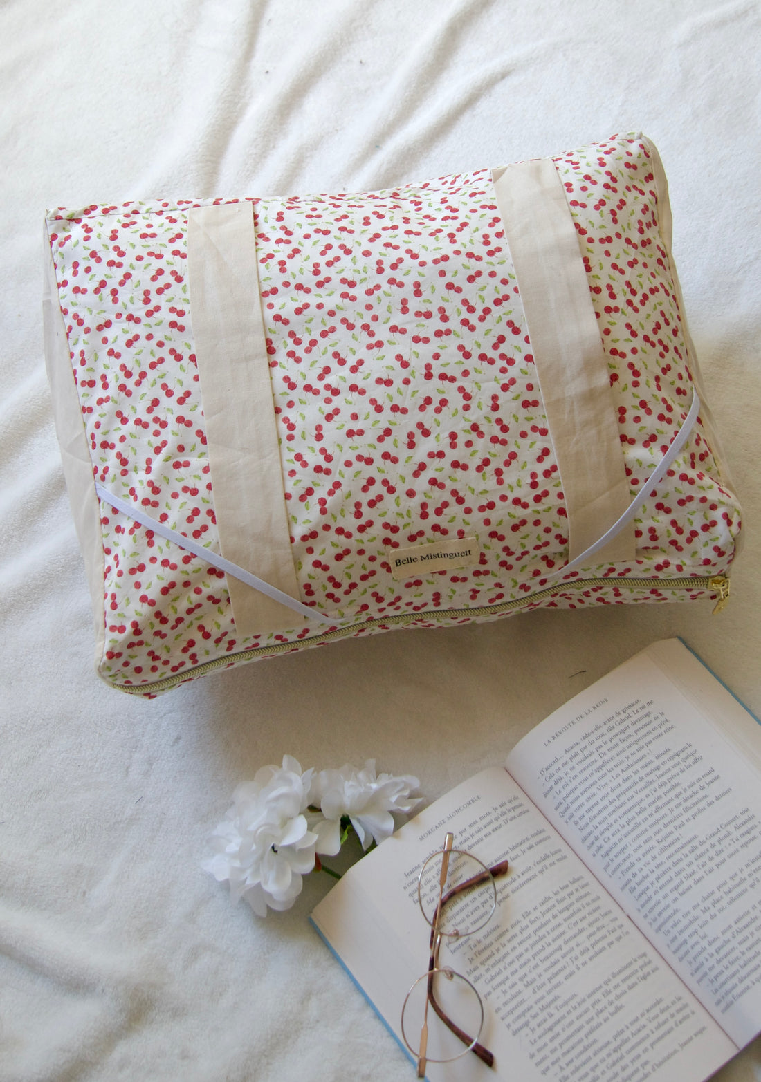 Coussin de lecture Cherry