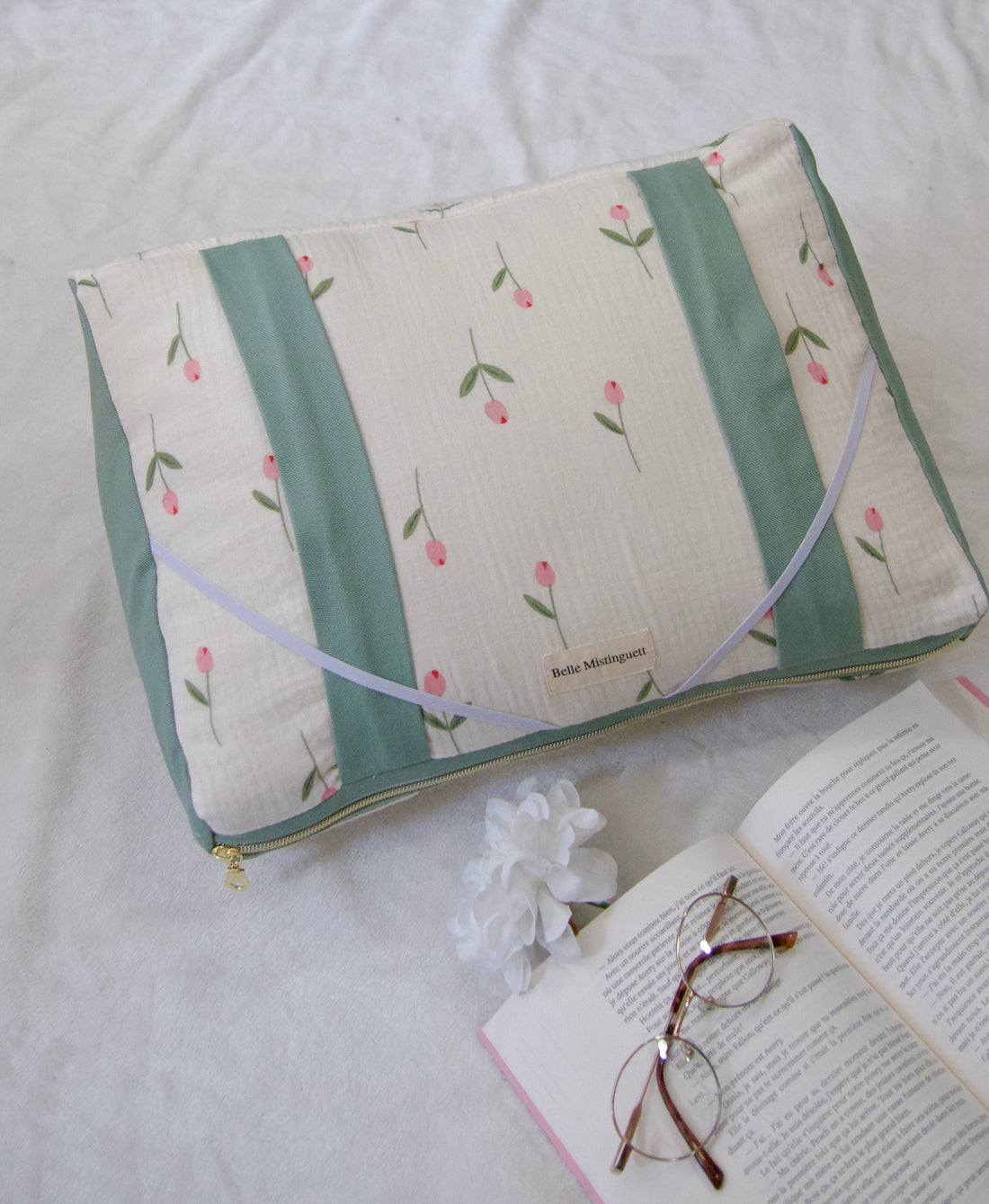 Coussin de lecture Blush