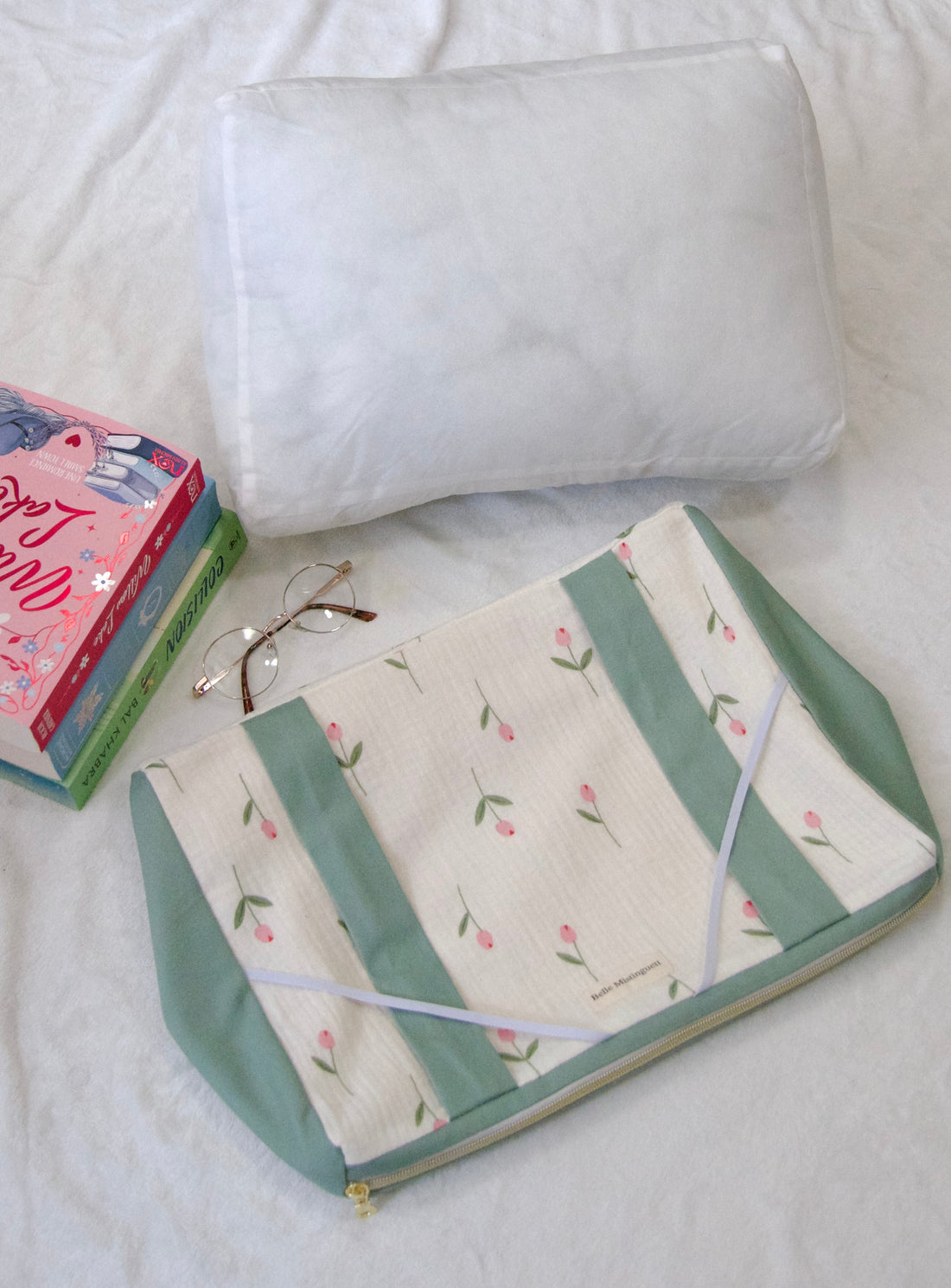 Coussin de lecture Blush