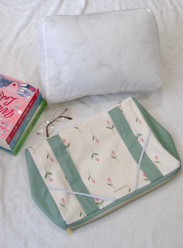 Coussin de lecture Blush