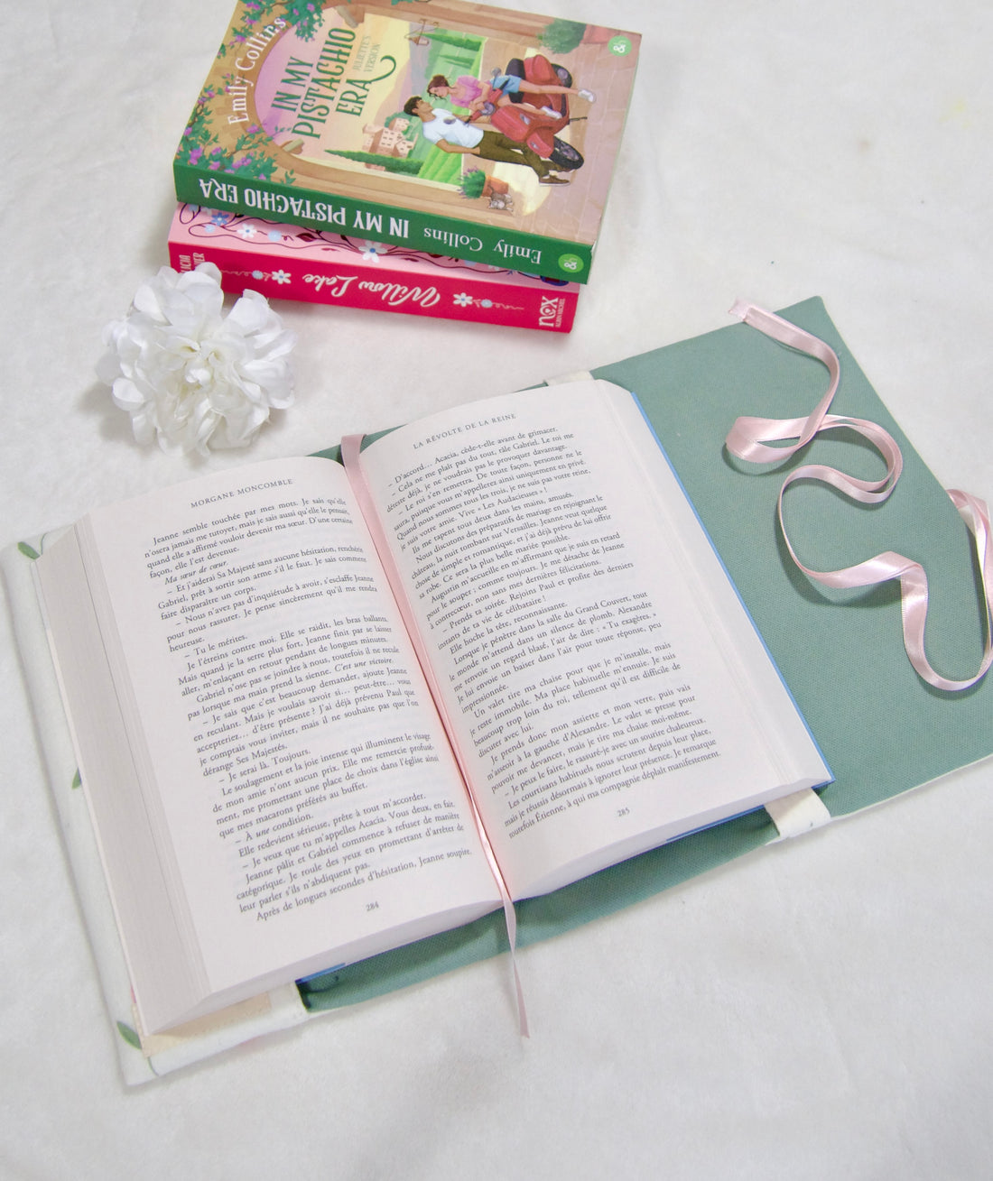 Protège livre Blush