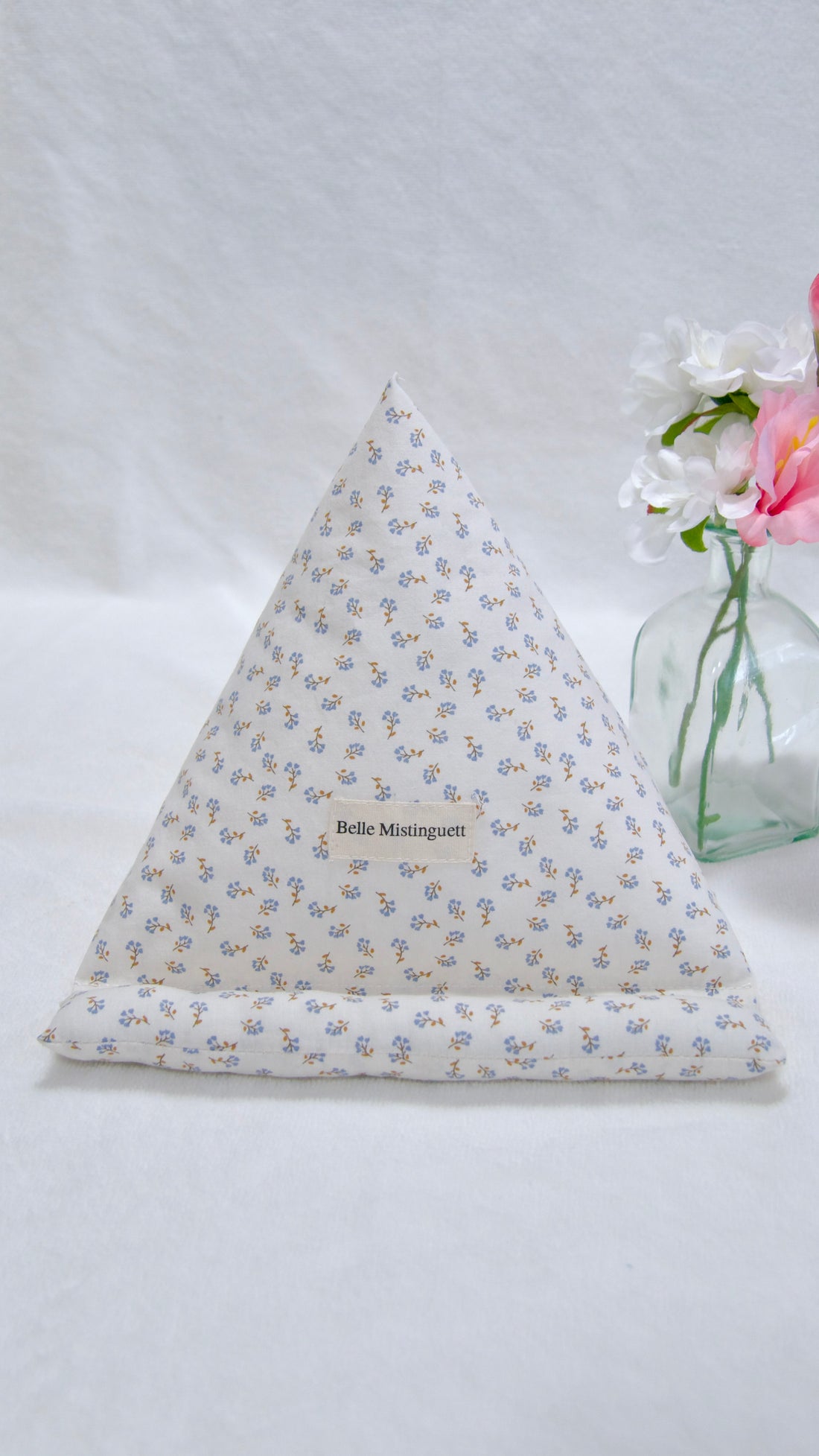 Coussin pour liseuse Fleurs Bleues