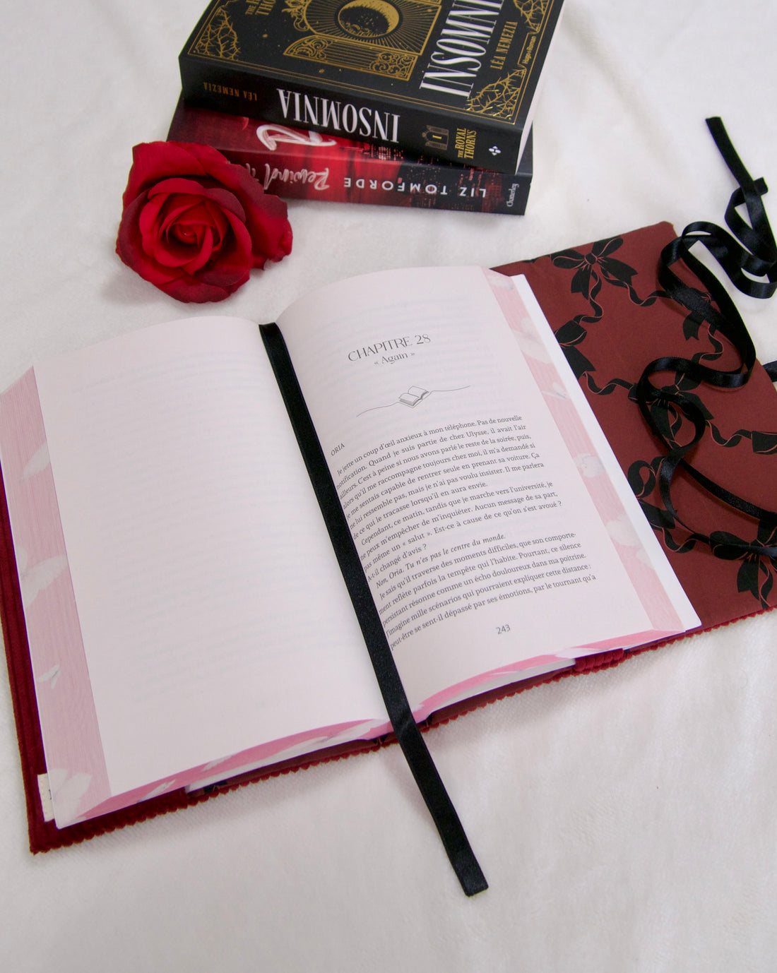 Protège-livre Blossom, collaboration avec Lisa Blossom