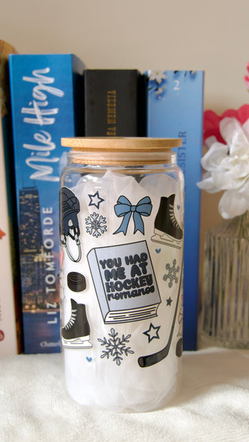 Verre Bookish Hockey Romance - 500ml