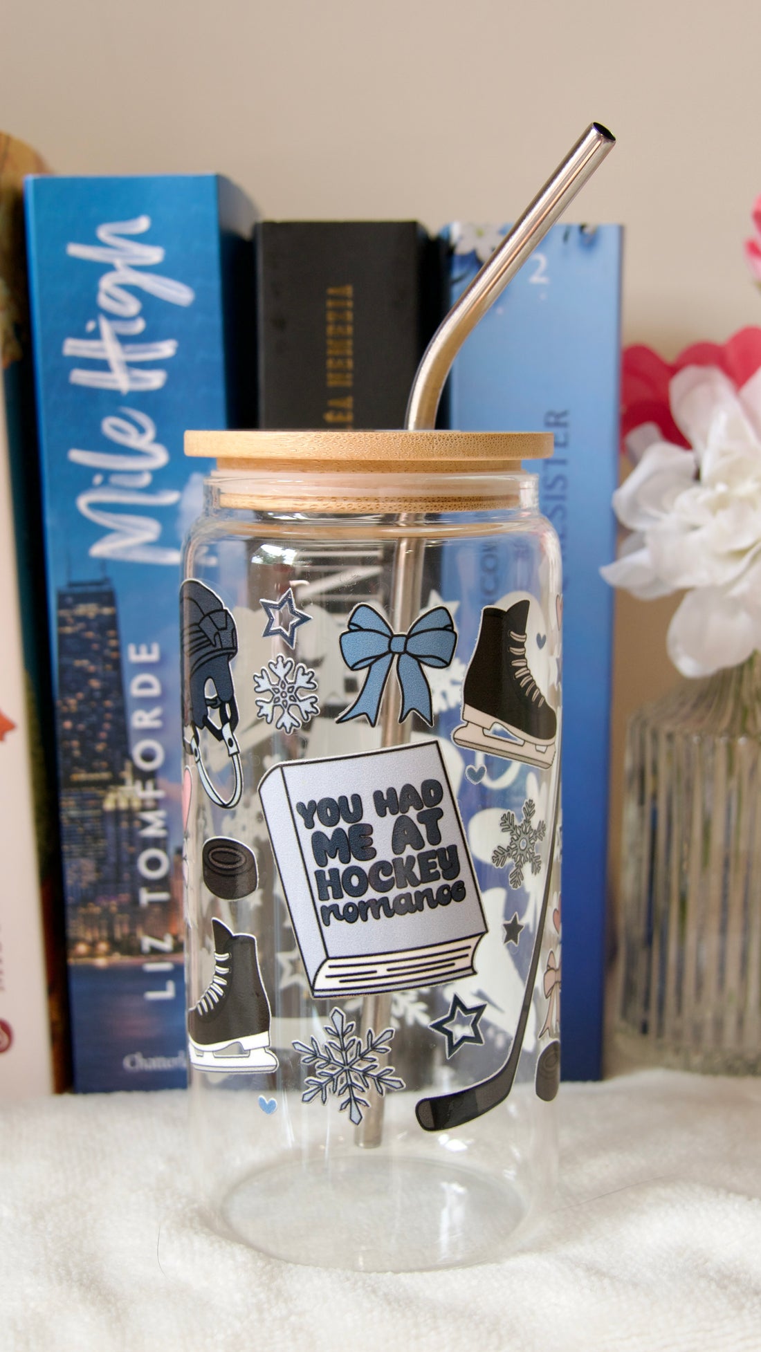 Verre Bookish Hockey Romance - 500ml