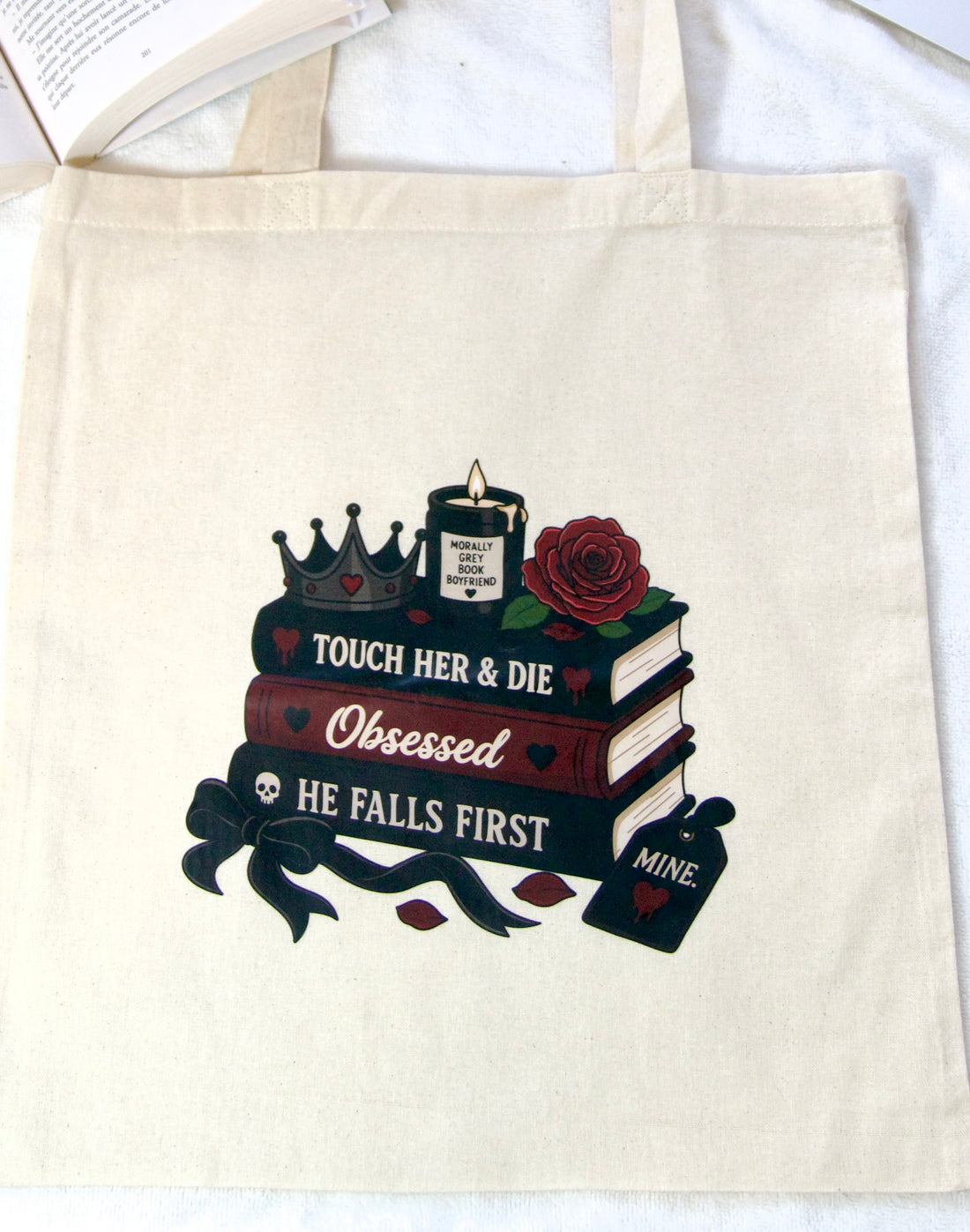 Tote bag Touch Her And Die
