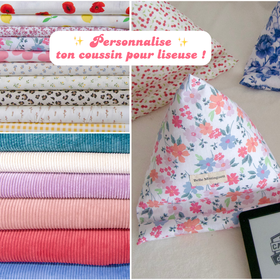 Coussin pour liseuse personnalisable